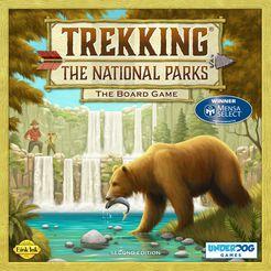 Cover of Trekking the national parks: the family board game